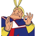 👌-My Hero Academia, Telegram Sticker