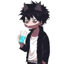 😐-My Hero Academia, Telegram Sticker