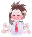 😭-My Hero Academia, Telegram Sticker