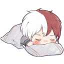 😴-My Hero Academia, Telegram Sticker