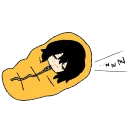😴-My Hero Academia, Telegram Sticker