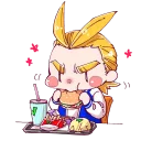 🍔-My Hero Academia, Telegram Sticker