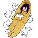 😪-My Hero Academia, Telegram Sticker