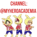 🆔-My Hero Academia, Telegram Sticker