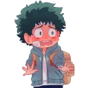 😰-My Hero Academia, Telegram Sticker