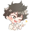 😉-My Hero Academia, Telegram Sticker
