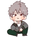 😕-My Hero Academia, Telegram Sticker