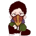 😐-My Hero Academia, Telegram Sticker