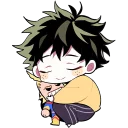😴-My Hero Academia, Telegram Sticker