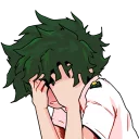 😞-My Hero Academia, Telegram Sticker