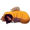 😴-My Hero Academia, Telegram Sticker