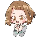 😍-My Hero Academia, Telegram Sticker
