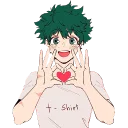 ❤️-My Hero Academia, Telegram Sticker