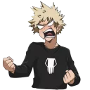 😡-My Hero Academia, Telegram Sticker