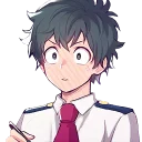 😳-My Hero Academia, Telegram Sticker