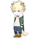 😕-My Hero Academia, Telegram Sticker