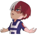 😐-My Hero Academia, Telegram Sticker