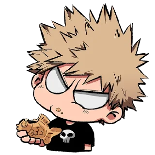 😠-My Hero Academia, Telegram Sticker
