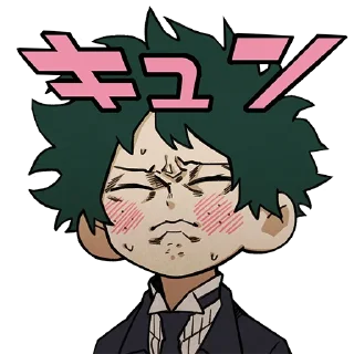 😍-My Hero Academia, Telegram Sticker