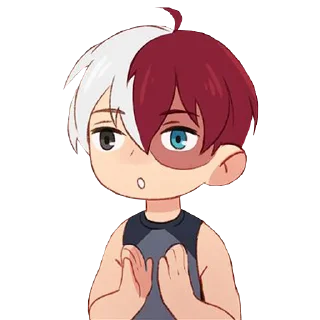 👏-My Hero Academia, Telegram Sticker