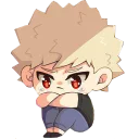 😭-My Hero Academia, Telegram Sticker