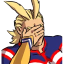 🤦‍♂️-My Hero Academia, Telegram Sticker