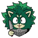 🔪-My Hero Academia, Telegram Sticker