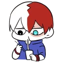 😐-My Hero Academia, Telegram Sticker