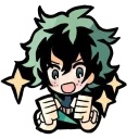 😍-My Hero Academia, Telegram Sticker