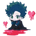 ❤️-My Hero Academia, Telegram Sticker