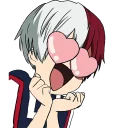 😍-My Hero Academia, Telegram Sticker