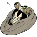 😴-My Hero Academia, Telegram Sticker
