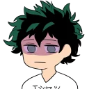 😐-My Hero Academia, Telegram Sticker