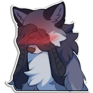😳-Hioshi the enfield, Telegram Sticker