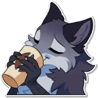 ☕️-Hioshi the enfield, Telegram Sticker