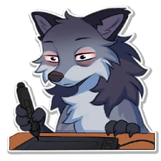 🥱-Hioshi the enfield, Telegram Sticker