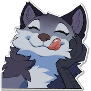 😋-Hioshi the enfield, Telegram Sticker
