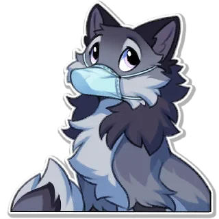 😷-Hioshi the enfield, Telegram Sticker