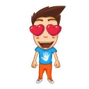 😍-Olin, Telegram Sticker