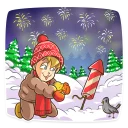 🎆-Home Alone, Telegram Sticker