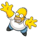 🤗-Homer Simpson, Telegram Sticker