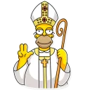 ⛪️-Homer Simpson, Telegram Sticker