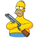 😠-Homer Simpson, Telegram Sticker