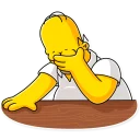 🤦‍♂️-Homer Simpson, Telegram Sticker