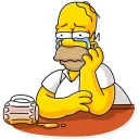 😢-Homer Simpson, Telegram Sticker