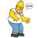 😣-Homer Simpson, Telegram Sticker