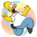 🤪-Homer Simpson, Telegram Sticker