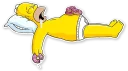 😴-Homer Simpson, Telegram Sticker