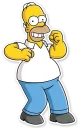 💃-Homer Simpson, Telegram Sticker