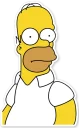 😳-Homer Simpson, Telegram Sticker